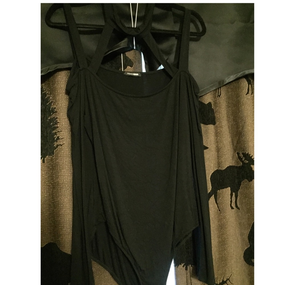 Black bodysuit FashionNova size 2X